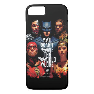 Coque iPhone 8/7 Ligue de Justice   Vous ne pouvez pas sauver le mo