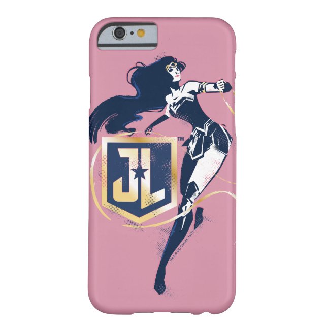 Coques Case-Mate iPhone Ligue de Justice | Wonder Woman & JL Icon Pop Art (Dos)