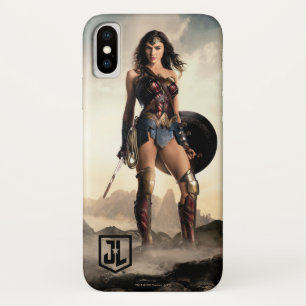 Coque Case-Mate iPhone Ligue de Justice   Wonder Woman Sur Le Champ De Ba