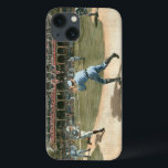 iPhone 13 Case Ligue nationale de baseball 1886<br><div class="desc">Tableau d'un match de baseball de la Ligue nationale de baseball de 1886. On peut sentir pratiquement les cacahuètes,  le pop-corn et la poussière de l'entrée qui émane de cette pièce. Cela ferait un grand ajout à votre maison!</div>