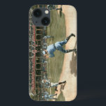 iPhone 13 Case Ligue nationale de baseball 1886<br><div class="desc">Tableau d'un match de baseball de la Ligue nationale de baseball de 1886. On peut sentir pratiquement les cacahuètes,  le pop-corn et la poussière de l'entrée qui émane de cette pièce. Cela ferait un grand ajout à votre maison!</div>