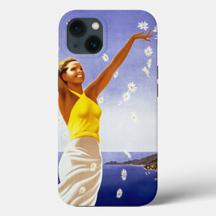 Coque Case-Mate iPhone Ligure père Noël Margherita avec marguerites