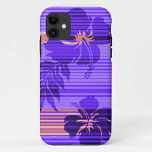 Coques Pour iPhone Lihue Hibiscus Stripe Hawaiian iPhone 5 Coques