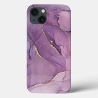 Lilac abstrait Coque-coque iphone