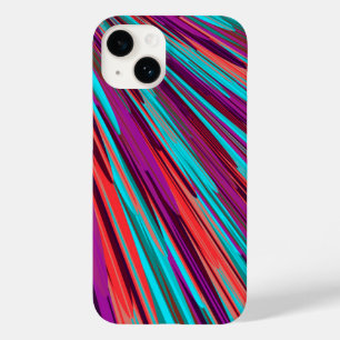 Coque Case-Mate iPhone Lilac Orange Turquoise Abstrait Géométrique