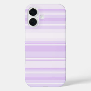 Coque Pour iPhone 16 Lilac rayures