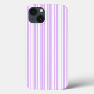 Case-Mate iPhone Case Lilac violet et blanc bonbons rayures Coque-Mate i