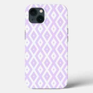 Case-Mate iPhone Case Lilac violet et blanc diamant motif Coque-Mate i