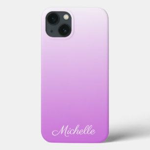 Case-Mate iPhone Case Lilac violet ombre nom personnalisé Coque-Mate iPh