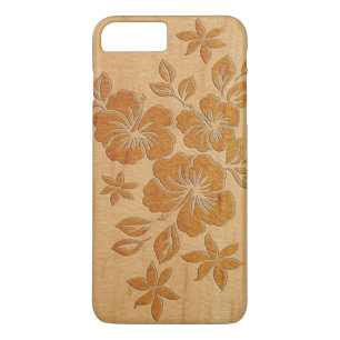 Etui iPhone Case-Mate Lilikoi Hibiscus Hawaii Faux Wood