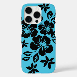 Coque iPhone 16 Pro Lilikoi Hibiscus Hawaiian Floral Turquoise