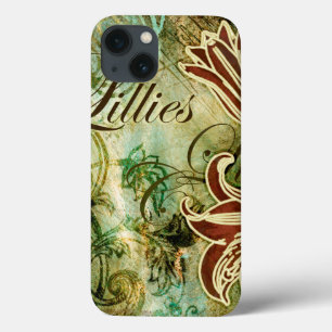Etui iPhone 13 Lillies