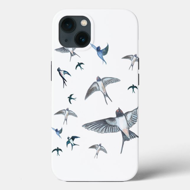Coques Case-Mate iPhone L'Illustration De L'Avalière Volante (Verso)