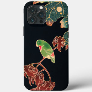 Case-Mate iPhone Case L'illustration japonaise du Paroquet Colorful Bird