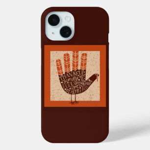 Coque Case-Mate iPhone L'illustration ludique de dinde de SlipperyJoe pou
