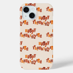 Coque Case-Mate iPhone L'image de Thanksgiving festive et lumineuse de Sl