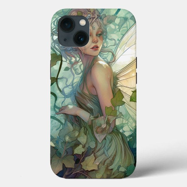 Coques Case-Mate iPhone L'Imaginaire Fairy Green Woodland (Verso)
