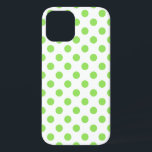 Etui iPhone Case-Mate Lime et pois blancs<br><div class="desc">Lime et pois blancs</div>