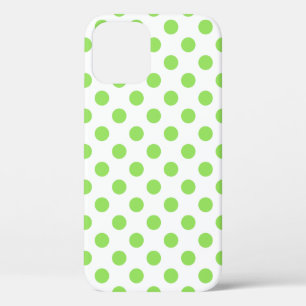 Etui iPhone Case-Mate Lime et pois blancs