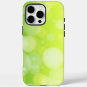 Coque iPhone 16 Pro Max Lime green bokeh (tous les téléphones)
