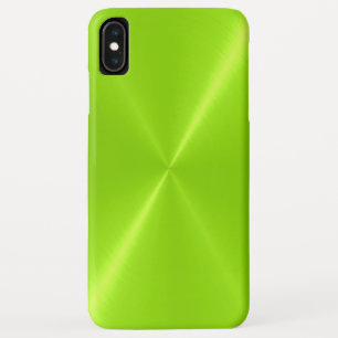 Case-Mate iPhone Case Lime Vert brillant acier inoxydable métal