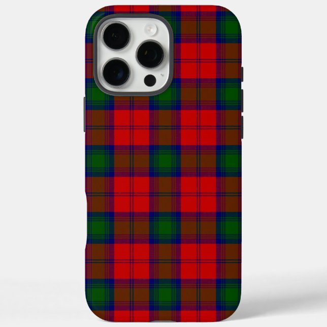 Coques Case-Mate iPhone Lindsay tartan rouge vert plaid (Verso)