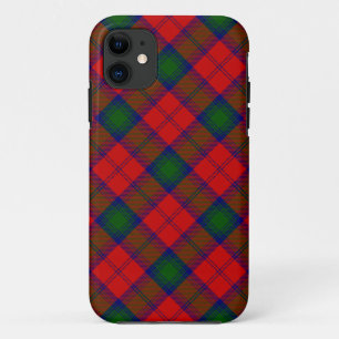 Coques Pour iPhone Lindsay tartan rouge vert plaid