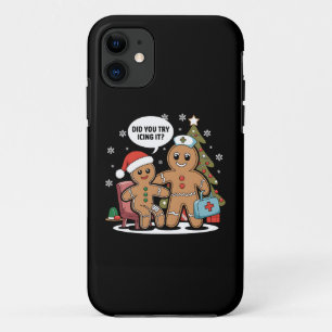 Case-Mate iPhone Case L'Infirmière De Noël Gingerbread Homme Avez-Vous E