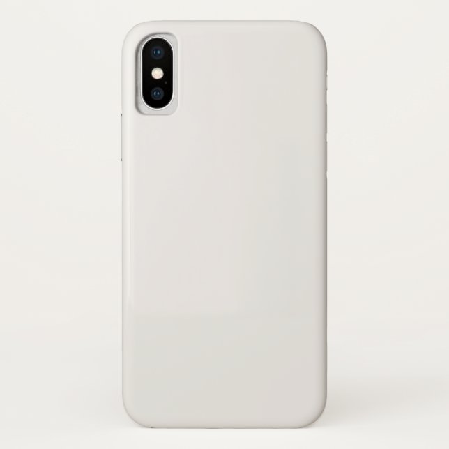 Coques Case-Mate iPhone Linge blanc, blanc cassé (Dos)