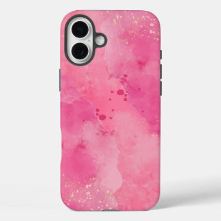 Coque Pour iPhone 16 Plus Linktree Aquarelle Rose |