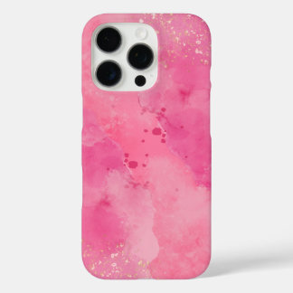 Coque iPhone 16 Pro Linktree Aquarelle Rose |
