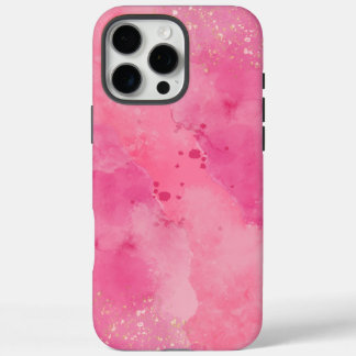 Coque iPhone 16 Pro Max Linktree Aquarelle Rose |