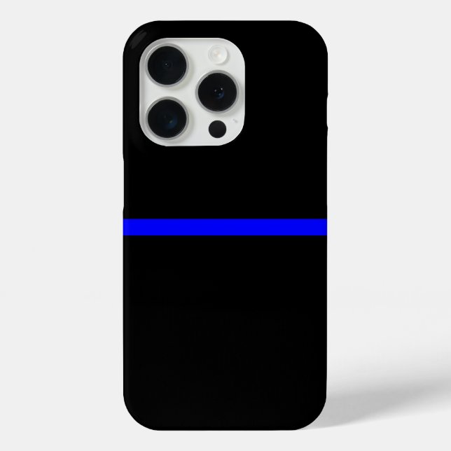 Coques Case-Mate iPhone L'instruction Symbolic Thin Blue Line (Verso)