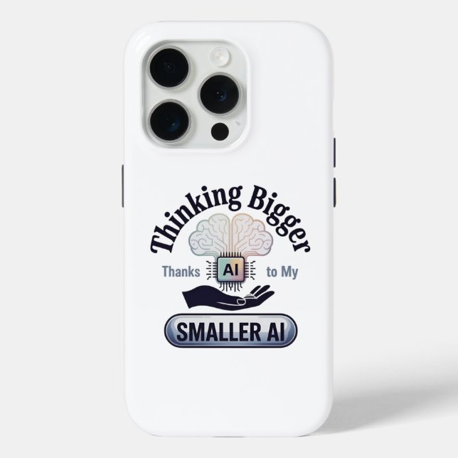 Coques Case-Mate iPhone L'intelligence artificielle Penser un Humour plus  (Verso)