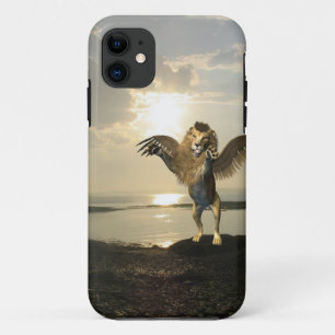 Coque iPhone 11 Lion à ailes