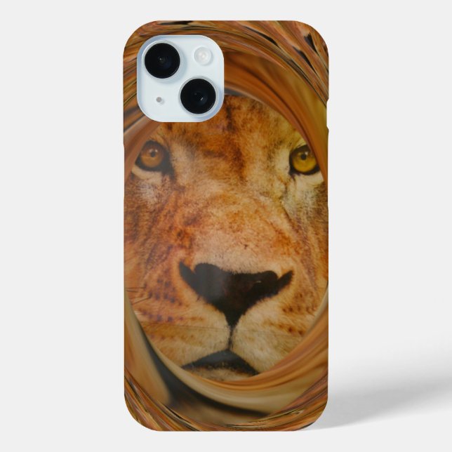 Coques Case-Mate iPhone Lion Abstrait Safari Art (Verso)