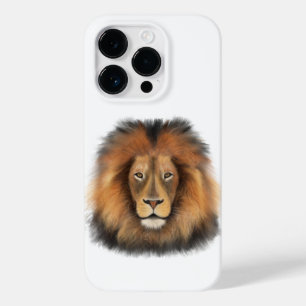 Coque Case-Mate iPhone lion aquarelle Leo roi safari animal jungle chat