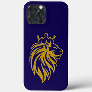 Case-Mate iPhone Case Lion Avec Couronne - Style Or 2