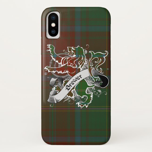 Coques Case-Mate iPhone Lion Brewer Tartan (Dos)