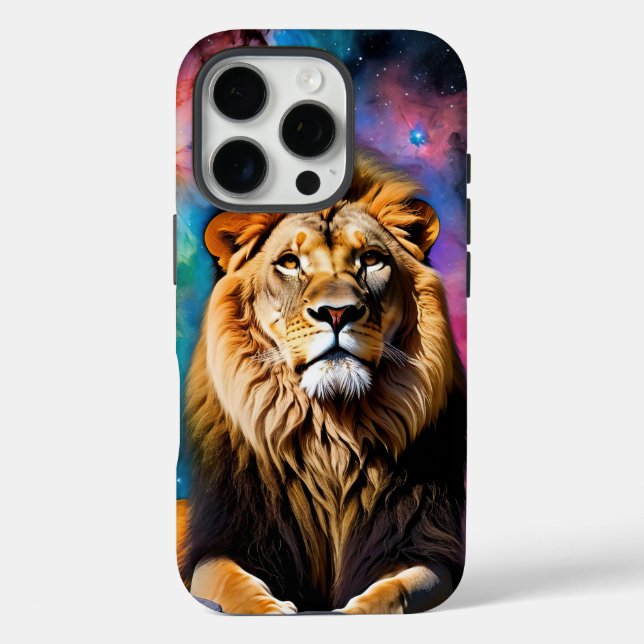 Coques Case-Mate iPhone Lion cosmique (Verso)