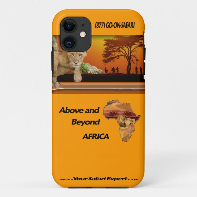 Coques Case-Mate iPhone Lion CUB et tribu sous l'arbre et le collage de (Dos)