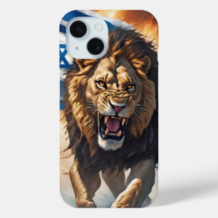 Coque Case-Mate iPhone Lion De Fierce Avec Drapeau Israélien