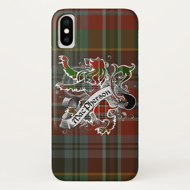 Coques Case-Mate iPhone Lion de MacPherson Tartan (Dos)