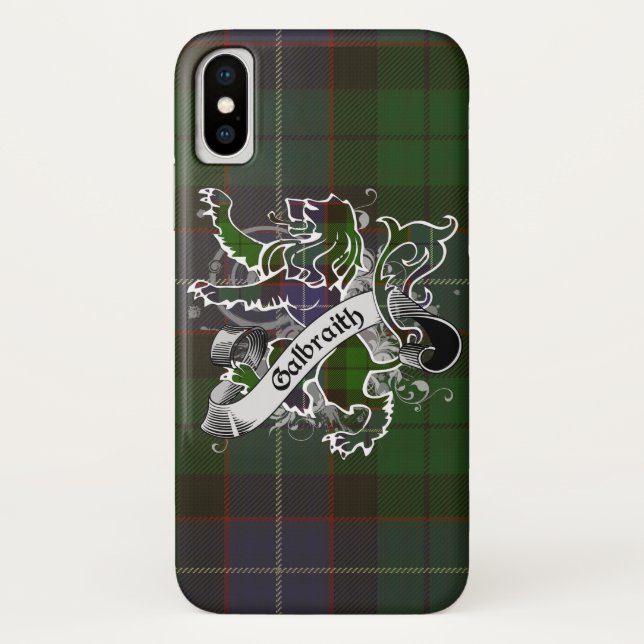 Coques Case-Mate iPhone Lion de tartan de Galbraith (Dos)
