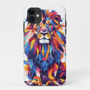 Case-Mate iPhone Case Lion géométrique coloré