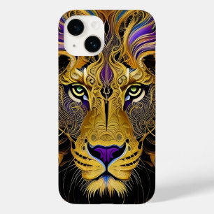 Coque Case-Mate iPhone Lion Gold Filigree