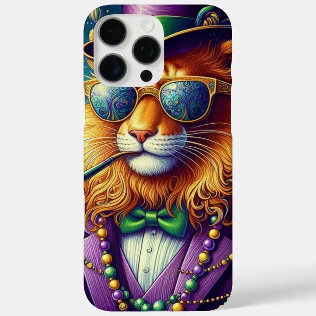 Coques Case-Mate iPhone Lion/Louisiana Mardi Gras (Verso)