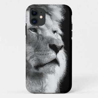 Etui iPhone Case-Mate Lion noir blanc