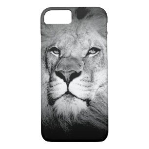 Coque Case-Mate iPhone Lion noir et blanc