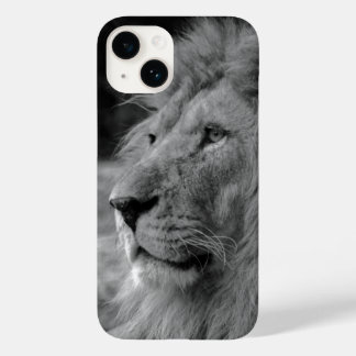 Coque Case-Mate iPhone Lion noir et blanc - Animal sauvage